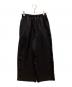 ENFOLD (エンフォルド) RELAX ELASTIC WIDE-TROUSERS ブラック サイズ:36：9000円
