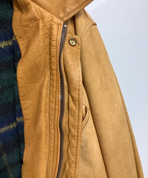 Schott（ショット）Schott (ショット) ヌバックレザーコート キャメル サイズ:40の古着・服飾アイテム