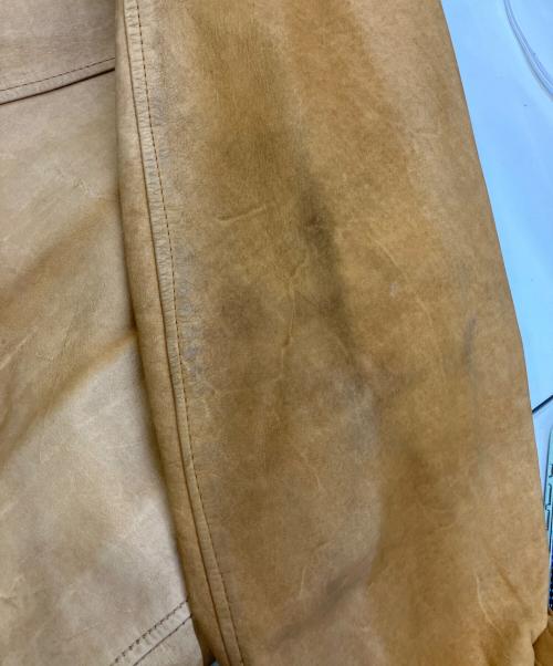 Schott（ショット）Schott (ショット) ヌバックレザーコート キャメル サイズ:40の古着・服飾アイテム