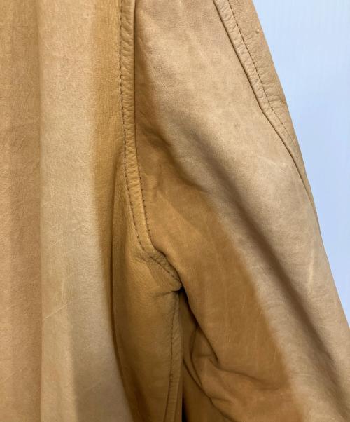 Schott（ショット）Schott (ショット) ヌバックレザーコート キャメル サイズ:40の古着・服飾アイテム