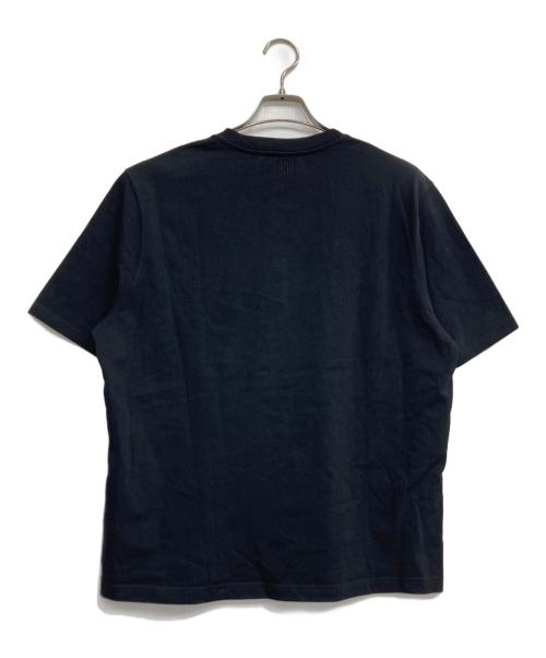 AMI Alexandre Mattiussi（アミアレクサンドルマテュッシ）AMI Alexandre Mattiussi (アミアレクサンドルマテュッシ) ハートロゴ刺繍Tシャツ ブラック サイズ:XSの古着・服飾アイテム