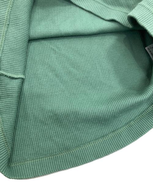 LACOSTE（ラコステ）LACOSTE (ラコステ) タイトフィットリブニットポロシャツ グリーン サイズ:38の古着・服飾アイテム