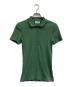LACOSTE（ラコステ）の古着「タイトフィットリブニットポロシャツ」｜グリーン
