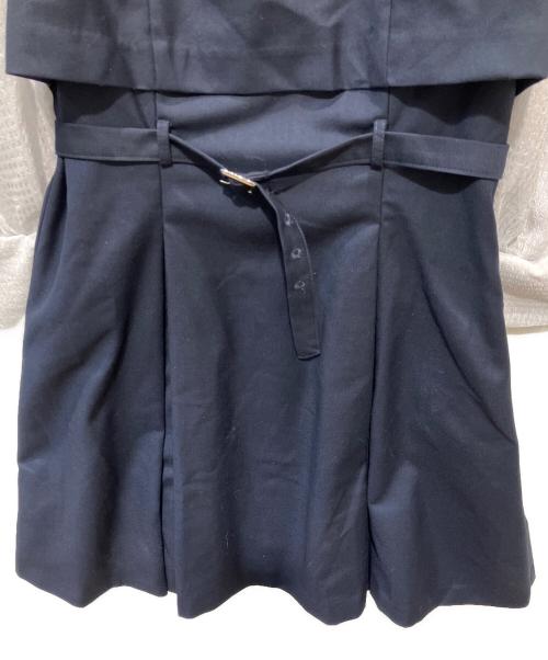 DazzliN（ダズリン）dazzlin (ダズリン) 2WAY ボウタイレイヤードミニワンピース ネイビー サイズ:Sの古着・服飾アイテム