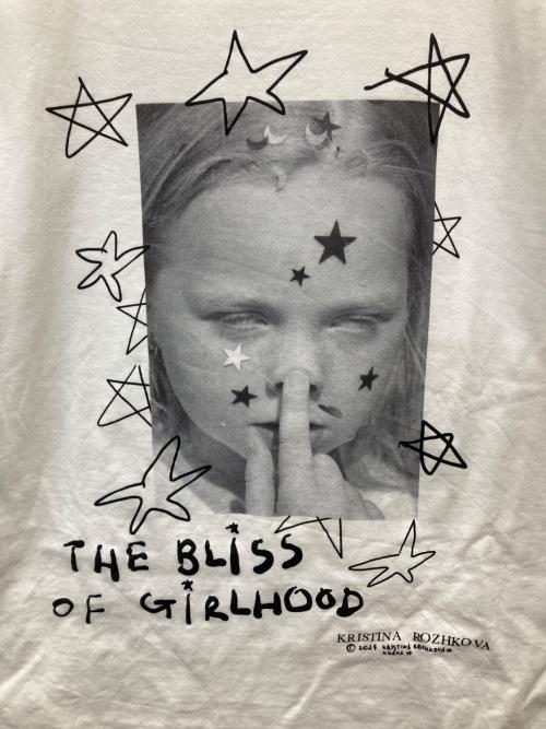 kudos（クードス）kudos (クードス) Kristina Rozhkova プリントTシャツ ホワイト サイズ:Mの古着・服飾アイテム