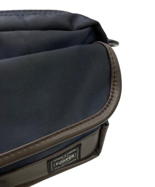 PORTER（ポーター）PORTER (ポーター) SAC'S BAR (サックスバー) ショルダーバッグ ネイビーの古着・服飾アイテム