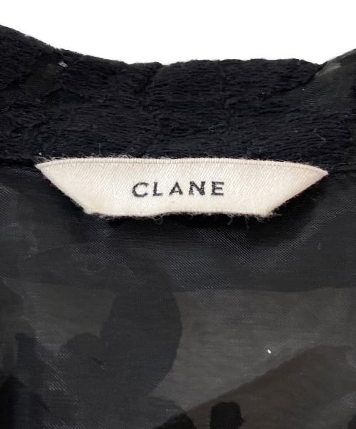 CLANE（クラネ）CLANE (クラネ) シアーフラワーレースシャツ ブラック サイズ:1の古着・服飾アイテム