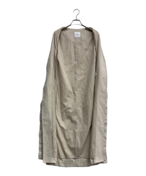 Spick and Span（スピック＆スパン）Spick and Span (スピック＆スパン) リネンシルクロングジレ アイボリー サイズ:下記参照の古着・服飾アイテム