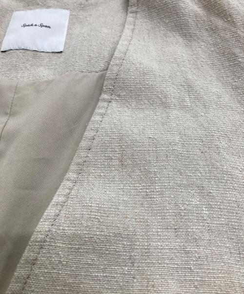 Spick and Span（スピック＆スパン）Spick and Span (スピック＆スパン) リネンシルクロングジレ アイボリー サイズ:下記参照の古着・服飾アイテム