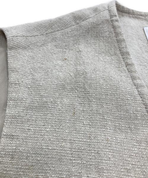 Spick and Span（スピック＆スパン）Spick and Span (スピック＆スパン) リネンシルクロングジレ アイボリー サイズ:下記参照の古着・服飾アイテム
