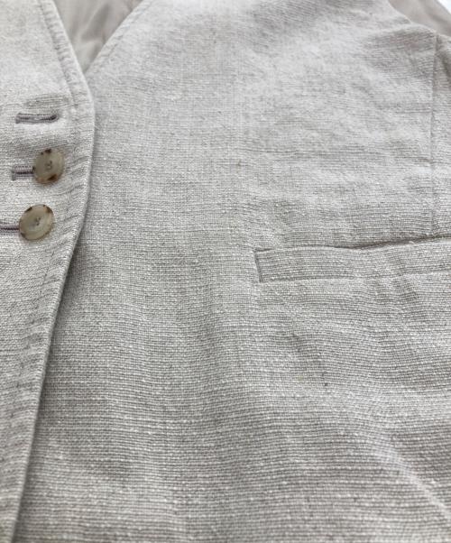 Spick and Span（スピック＆スパン）Spick and Span (スピック＆スパン) リネンシルクロングジレ アイボリー サイズ:下記参照の古着・服飾アイテム