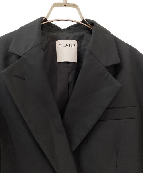 CLANE（クラネ）CLANE (クラネ) FRILLED TAILORED JACKET ブラック サイズ:1の古着・服飾アイテム