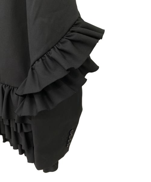 CLANE（クラネ）CLANE (クラネ) FRILLED TAILORED JACKET ブラック サイズ:1の古着・服飾アイテム