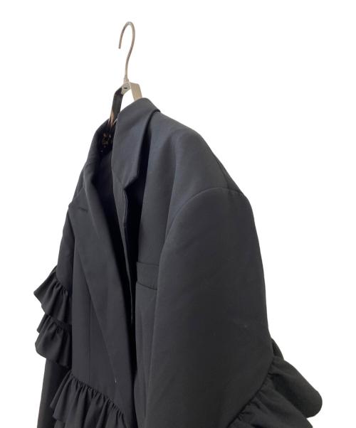 CLANE（クラネ）CLANE (クラネ) FRILLED TAILORED JACKET ブラック サイズ:1の古着・服飾アイテム