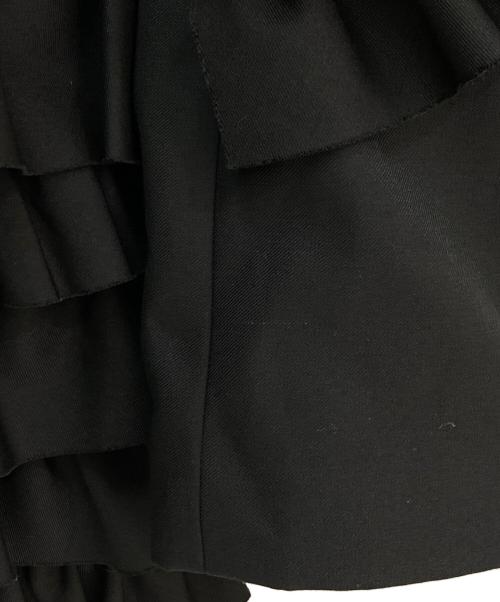 CLANE（クラネ）CLANE (クラネ) FRILLED TAILORED JACKET ブラック サイズ:1の古着・服飾アイテム