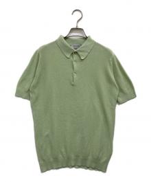 JOHN SMEDLEY（ジョンスメドレー）の古着「シーアイランドコットンポロシャツ」｜グリーン