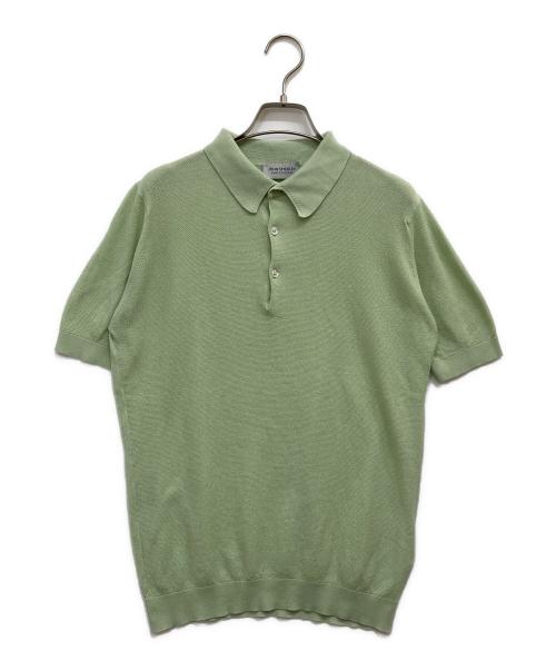 JOHN SMEDLEY（ジョンスメドレー）JOHN SMEDLEY (ジョンスメドレー) シーアイランドコットンポロシャツ グリーン サイズ:Mの古着・服飾アイテム