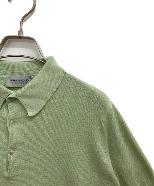 JOHN SMEDLEY（ジョンスメドレー）JOHN SMEDLEY (ジョンスメドレー) シーアイランドコットンポロシャツ グリーン サイズ:Mの古着・服飾アイテム