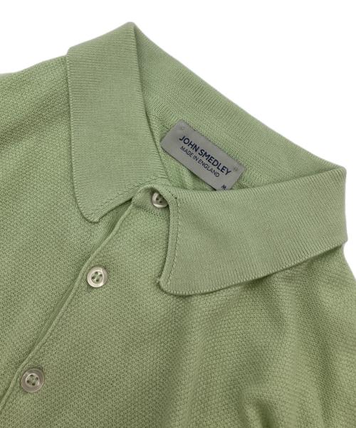 JOHN SMEDLEY（ジョンスメドレー）JOHN SMEDLEY (ジョンスメドレー) シーアイランドコットンポロシャツ グリーン サイズ:Mの古着・服飾アイテム