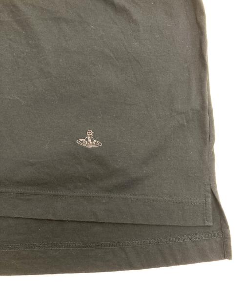 Vivienne Westwood（ヴィヴィアンウエストウッド）Vivienne Westwood (ヴィヴィアンウエストウッド) CRACKED FLORAL FRAME エレファントTシャツ ブラック サイズ:Freeの古着・服飾アイテム
