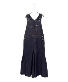 MADISON BLUE（マディソンブルー）の古着「JUMPER MAXI SKIRT NO FADE DENIM」｜インディゴ
