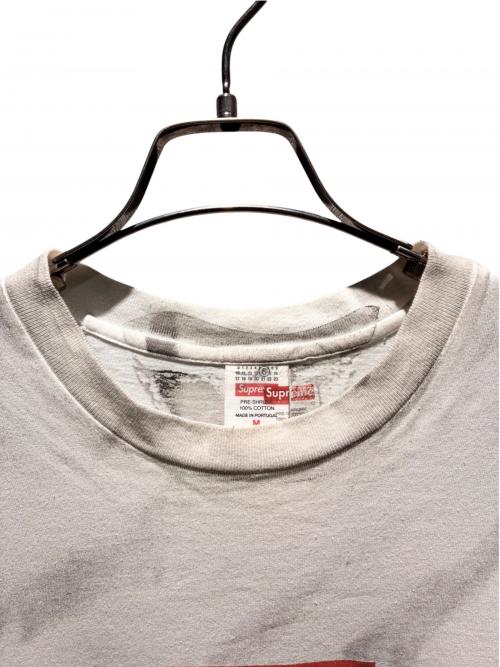 SUPREME（シュプリーム）SUPREME (シュプリーム) MM6 Maison Margiela Box Logo Tee ホワイト×グレー サイズ:Mの古着・服飾アイテム