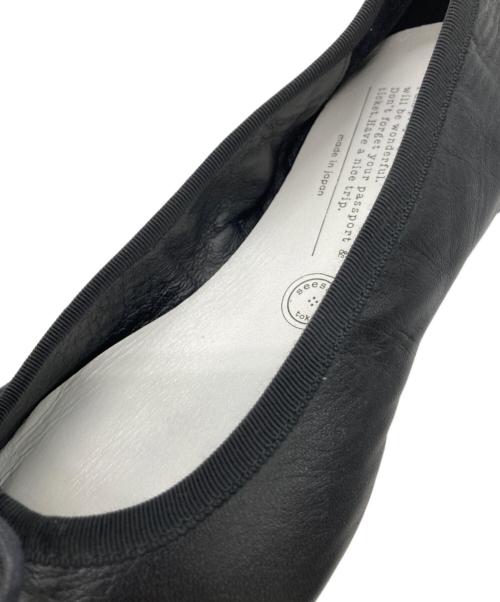 travel shoes by chausser（トラベルシューズバイショセ）TRAVEL SHOES by chausser (トラベルシューズバイショセ) バレエシューズ ネイビー サイズ:37の古着・服飾アイテム
