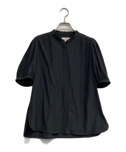 UNITED ARROWS（ユナイテッドアローズ）UNITED ARROWS (ユナイテッドアローズ) SPiree K/S ショートスリーブ ブラウス ブラック サイズ:Freeの古着・服飾アイテム