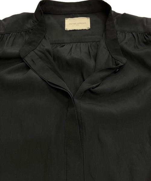 UNITED ARROWS（ユナイテッドアローズ）UNITED ARROWS (ユナイテッドアローズ) SPiree K/S ショートスリーブ ブラウス ブラック サイズ:Freeの古着・服飾アイテム