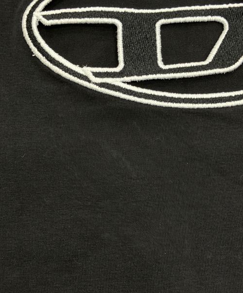 DIESEL（ディーゼル）DIESEL (ディーゼル) フレンチスリーブワンピース ブラック サイズ:SIZE Lの古着・服飾アイテム