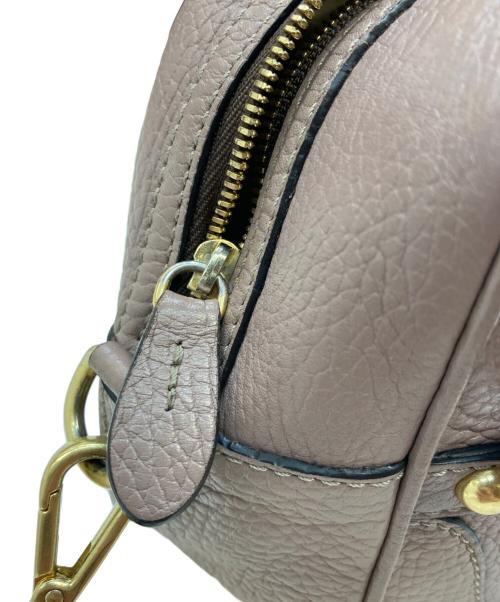 J&M DAVIDSON（ジェイ＆エム デヴィッドソン）J&M DAVIDSON (ジェイ＆エム デヴィッドソン) BABY MIA ハンドバッグ ライトピンクの古着・服飾アイテム