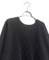中古・古着 HOMME PLISSE ISSEY MIYAKE (オム プリッセ イッセイ ミヤケ) プリーツカットソー ブラック サイズ:3：35000円