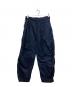 Graphpaper（グラフペーパー）の古着「Garment Dyed Typewriter Oversized Slacks」｜ネイビー