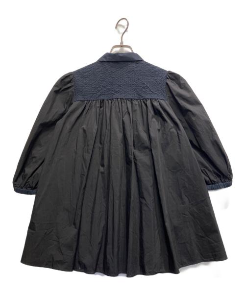 UNITED ARROWS（ユナイテッドアローズ）UNITED ARROWS (ユナイテッドアローズ) UNITED ARROWS エンブロイダリー ショートスリーブ ブラウス ブラック サイズ:FREEの古着・服飾アイテム