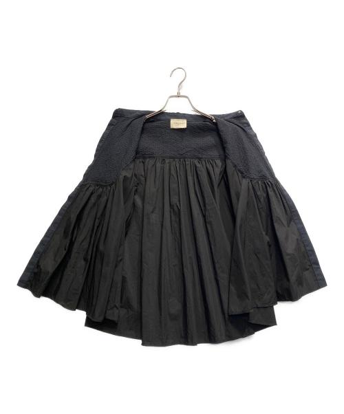 UNITED ARROWS（ユナイテッドアローズ）UNITED ARROWS (ユナイテッドアローズ) UNITED ARROWS エンブロイダリー ショートスリーブ ブラウス ブラック サイズ:FREEの古着・服飾アイテム
