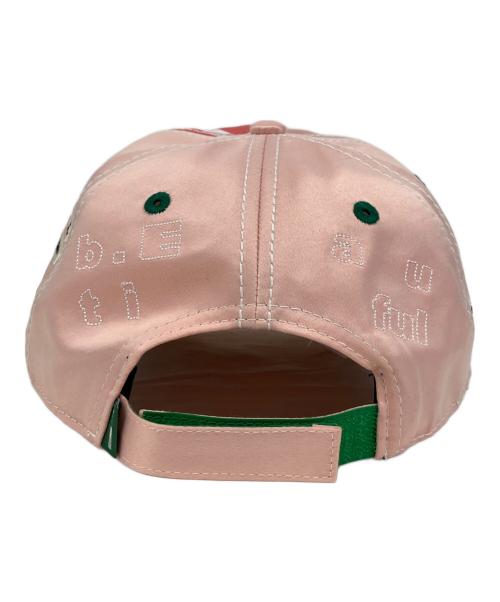 b.Eautiful（ビービューティフル）b.Eautiful (ビービューティフル) Shoma Mitani Kiss <3 Low Profile Hat ピンクの古着・服飾アイテム