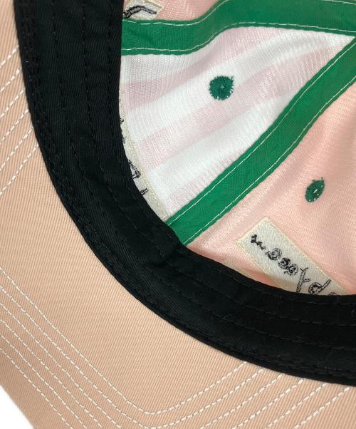 b.Eautiful（ビービューティフル）b.Eautiful (ビービューティフル) Shoma Mitani Kiss <3 Low Profile Hat ピンクの古着・服飾アイテム