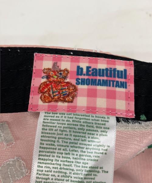 b.Eautiful（ビービューティフル）b.Eautiful (ビービューティフル) Shoma Mitani Kiss <3 Low Profile Hat ピンクの古着・服飾アイテム