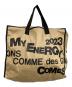 COMME des GARCONS (コムデギャルソン) ロゴプリント ホリデーシーズン メッセージバッグ ベージュ：9000円