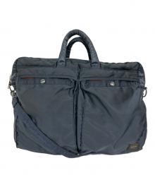 HEAD PORTER（ヘッドポーター）の古着「2WAY BRIEFCASE」｜ネイビー