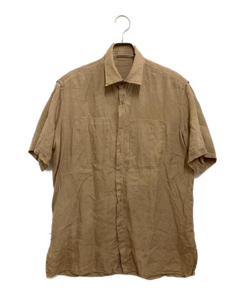 PT TORINO（ピーティートリノ）PT TORINO (ピーティートリノ) リネンシャツ ベージュ サイズ:40の古着・服飾アイテム