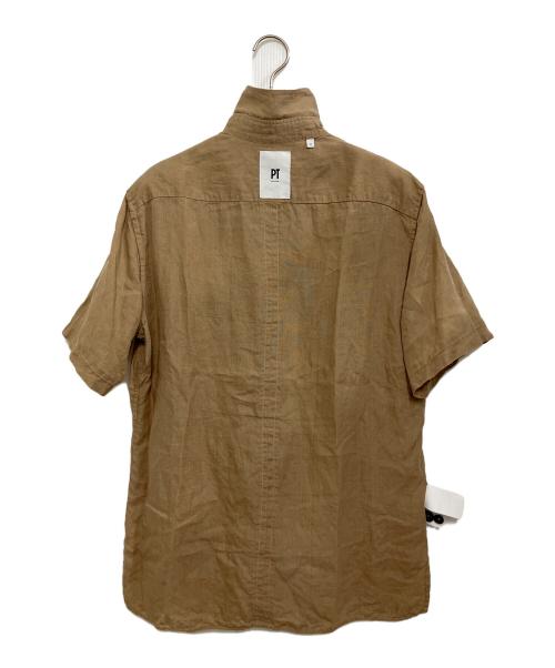 PT TORINO（ピーティートリノ）PT TORINO (ピーティートリノ) リネンシャツ ベージュ サイズ:40の古着・服飾アイテム