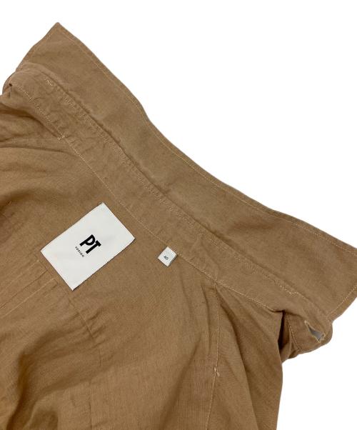 PT TORINO（ピーティートリノ）PT TORINO (ピーティートリノ) リネンシャツ ベージュ サイズ:40の古着・服飾アイテム