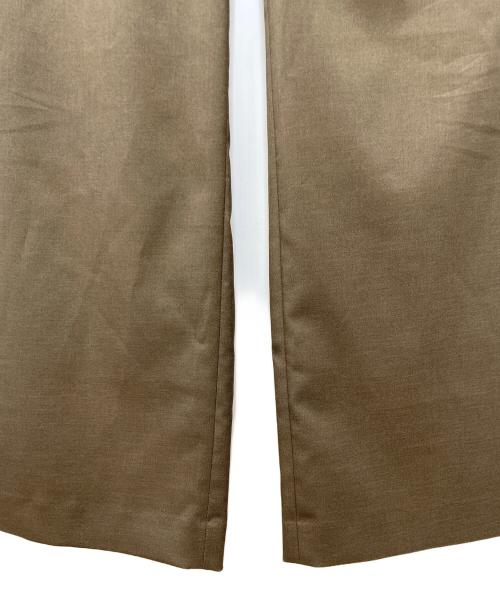 Spick and Span（スピック＆スパン）Spick and Span (スピック＆スパン) スリットイージーパンツ ブラウン サイズ:38の古着・服飾アイテム