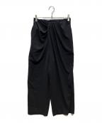 journal standard L'essageジャーナルスタンダード レサージュ）の古着「ウォッシャブル TTツイル ラップパンツ」｜ブラック