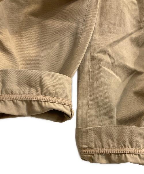 kolor/BEACON（カラービーコン）kolor/BEACON (カラービーコン) 製品染めパッカリングパンツ ベージュ サイズ:1の古着・服飾アイテム