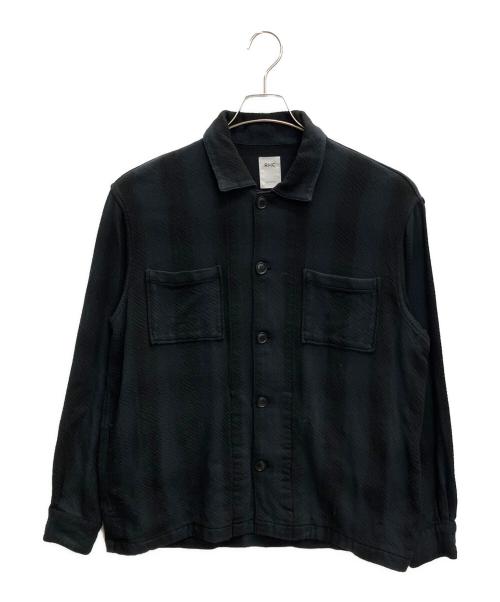 RHC Ron Herman（アールエイチシー ロンハーマン）RHC Ron Herman (アールエイチシー ロンハーマン) Ombre Plaid Shirt ブラック サイズ:Sの古着・服飾アイテム