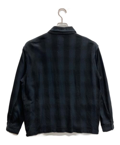 RHC Ron Herman（アールエイチシー ロンハーマン）RHC Ron Herman (アールエイチシー ロンハーマン) Ombre Plaid Shirt ブラック サイズ:Sの古着・服飾アイテム