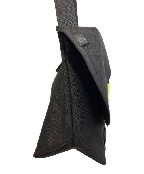 THE BLUE LUG（ブルーラグ）THE BLUE LUG (ブルーラグ) the messenger bag (black/reflector) ブラックの古着・服飾アイテム
