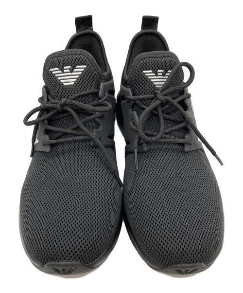 EA7 EMPORIO ARMANI（EA7 エンポリオアルマーニ）EA7 EMPORIO ARMANI (EA7 エンポリオアルマーニ) メッシュスニーカーX8X052 ブラック サイズ:42の古着・服飾アイテム